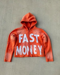 เสื้อฮู้ดลำลองผ้าฝ้ายถักเนื้อแน่น 100% พร้อมโลโก้ด้านหน้า ซับในอย่างดี ป้องกันการเกิดขุย - Product Image 4