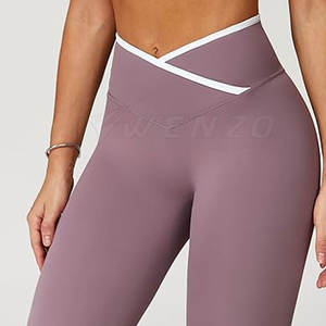 Conjunto de Yoga para Mujer Talla Grande, Sin Costuras, con Logotipo Frontal, Tela Elástica, Ropa Deportiva para Gimnasio, Fitness, Yoga y Estilo de Vida Activo - Product Image 5