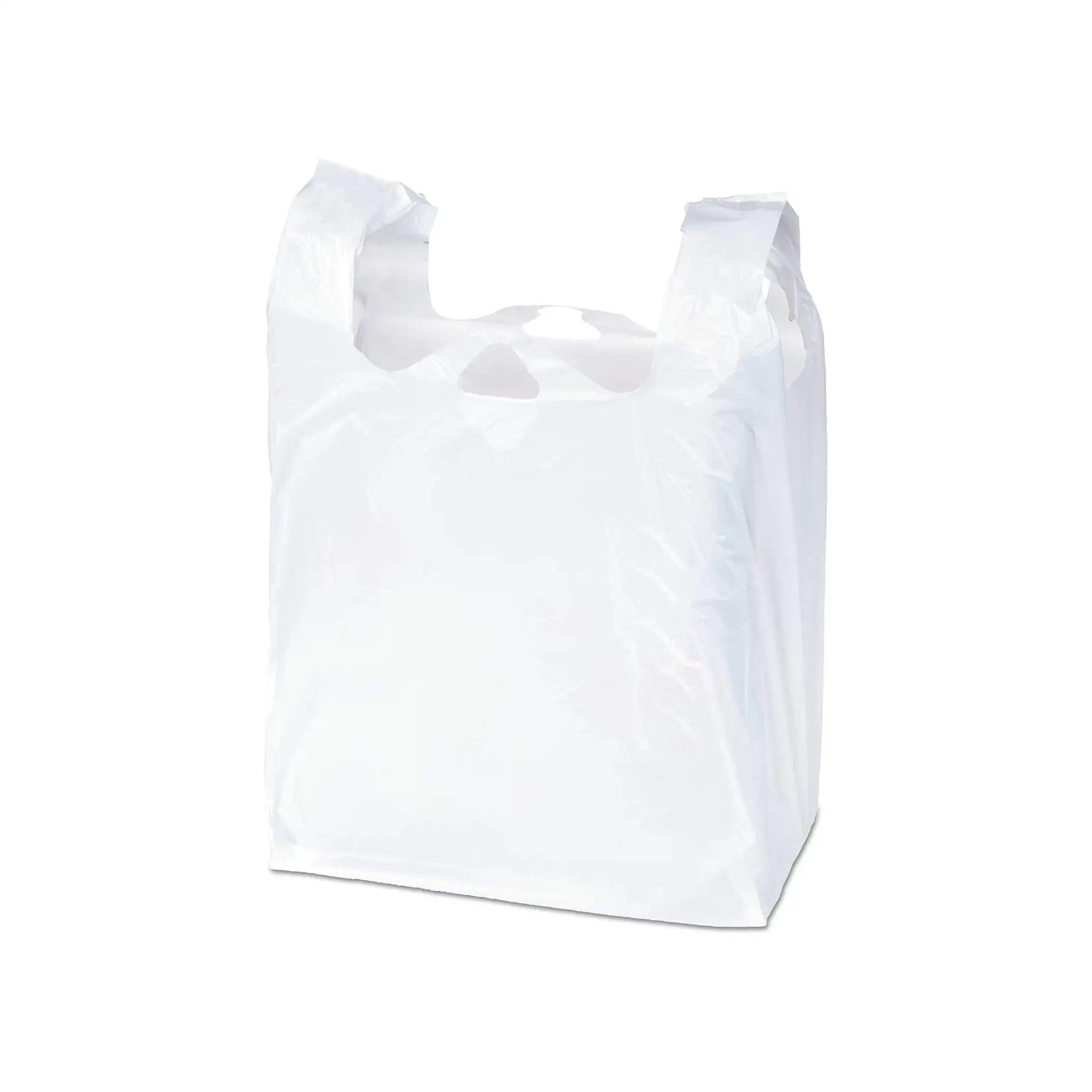 VietnによってTシャツプラスチックベストキャリアとして設計されたリサイクル素材で作られた環境にやさしい食料品のショッピングバッグ