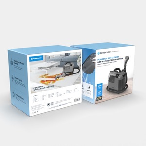 Powerology điện Thảm sạch mạnh mẽ nước nóng & hơi nước chức năng ướt & khô làm sạch cho xe ô tô khách sạn nhà để xe - Product Image 3