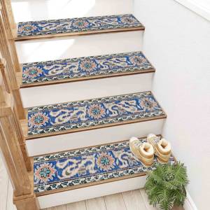 พรมขั้นตอนชาติพันธุ์, พรมสีส้ม, พรม aztec, พรมที่ทันสมัย, พรมพิมพ์ลาย - Product Image 1