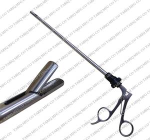TARIQ MFG CO acier inoxydable 5mm pince à cuillère laparoscopique pince chirurgicale manuelle réutilisable pour la chirurgie minimalement invasive - Product Image 5