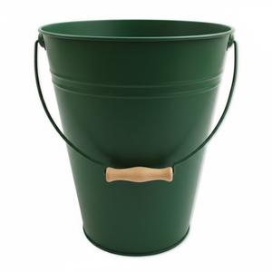 Cubo de Hierro Metálico con Acabado Antiguo y Estilo Elegante, Chapado en Cobre, con Asa para Guardar Leña, Carbón y Decoración del Hogar - Product Image 3