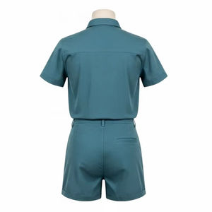 Conjunto de Dos Piezas de Shorts Ecológicos, Tela de Lona Transpirable y Duradera, Ropa Casual de Verano, Ropa Sostenible, Compradores Mayoristas - Product Image 4