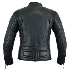 Veste en cuir unisexe pour hommes Couleurs personnalisées Style vintage Col montant Broderie sur le devant Streetwear surdimensionné - Product Image 6