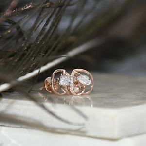 Boucles d'oreilles en or jaune de luxe 14Kt 18Kt rond en diamant taille brillant certifié IGI VDS cadeau de fiançailles pour femme - Product Image 6