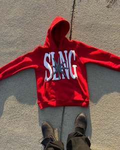 Jersey de gran tamaño Puff Print Acidwash Heavyweight Cropped Zipped Boxy Cotton Puff Printing Streetwear Sudadera con capucha - Product Image 1