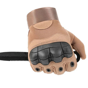 Guantes tácticos de alto rendimiento superventas de cuero resistente con compatibilidad con pantalla táctil de alta calidad del fabricante - Product Image 4