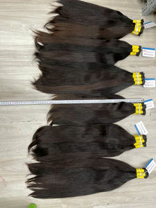 ผมต่อแบบตรงธรรมชาติเป็นจำนวนมากผม100% คนเวียดนามผมไม่พันกันมีคุณภาพสูงมีในสต็อก - Product Image 3