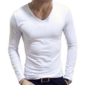 T-shirt pour homme à manches courtes et col rond 100% coton 2025 - Design personnalisable et poids du tissu respirant, écologique, tissu doux - Product Image 2