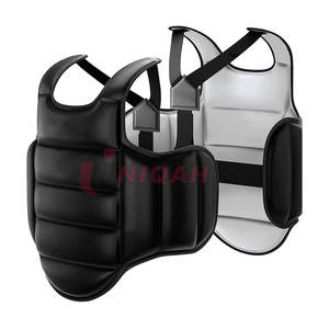 Protecteur de poitrine professionnel pour adultes et enfants garde du corps en cuir épaissi pour la boxe Sanda MMA Muay Thai Kickboxing - Product Image 1