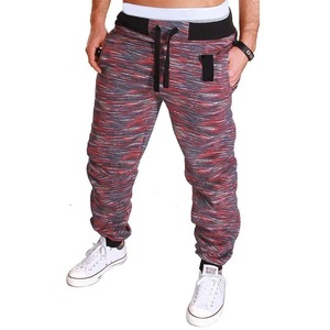 Pantalones de chándal de cintura alta de lona elásticos y cómodos para hombre, pantalones de uso diario con cintura elástica y bolsillos con cremallera, talla XL - Product Image 2