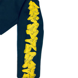 2024ฮู้ดผ้าฝ้าย100% เฮฟวี่เวทกำหนดได้เองสำหรับผู้ชายดีไซน์แฟชั่นงาน OEM พร้อมพิมพ์สกรีนใหม่ย้อมสีล้วนสำหรับฤดูหนาว - Product Image 4