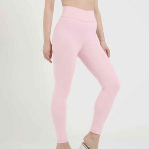 Women's High Quality Casual Breathable High-Waisted Yoga Fitness <b>Leggings</b> with Solid <b>Pattern</b> - Product Image 3