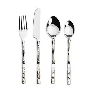 Cuillère en acier inoxydable argenté, best-seller, finition argentée, couverts pour mariages, maisons, hôtels - Product Image 2