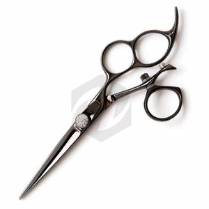 Ciseaux de coiffure professionnels avec lame tranchante et finition polie en acier inoxydable, ciseaux de salon avec design à trois anneaux - Product Image 4