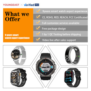 Montre connectée Youngeast Pro pour homme et femme avec écran tactile, étanche, longue autonomie, suivi de la forme physique et contrôle par application - Product Image 4