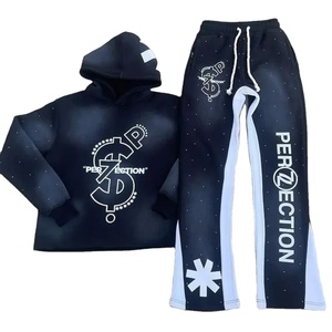 Conjunto de Chándal con Capucha y Pantalones de Marca Privada - Product Image 1