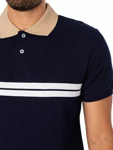 Chemise décontractée pour homme personnalisée, 100% coton, anti-froissement, manches courtes, motif uni, logo sur le devant, vêtements de sport - Product Image 2