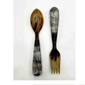 Accessoires faits à la main, ensemble de cuillères à salade en acacia, écologiques, lavables au lave-vaisselle, outils à salade, cuisine à domicile, fabriqué en Inde - Product Image 2