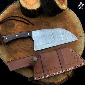 Cuchillo de Cocina Profesional Hecho a Mano, Cuchillo de Acero de Damasco con Mango de Madera, Tamaño Personalizado, Extremadamente Afilado, Cuchillo para Acampar - Product Image 4