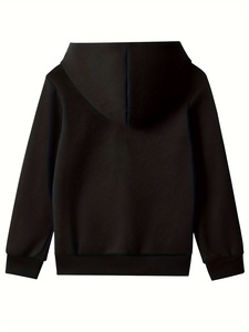 Sudadera con Capucha Unisex Personalizada en Gris, Negro y Azul Marino con Bordado de Diseño y Estampado, Sudadera con Capucha y Forro, Corte Regular para Hombre - Product Image 2