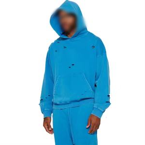 Sudadera con Capucha de Primera Calidad, 100% Algodón, Gruesa, Holgada, con Hombros Caídos, 400GSM 450GSM, para Estilo Urbano - Product Image 5