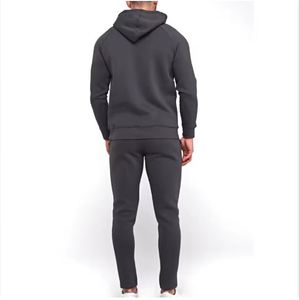 Venta al por mayor 17 colores hombres mujeres Unisex polar grueso sudaderas con capucha Joggers conjuntos Casual manga larga deporte Streetwear chándales - Product Image 5