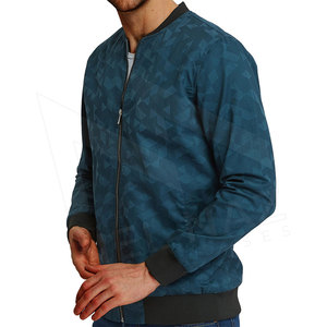 Venta al por mayor de los hombres cómodos High Street Style Bomber Jacket Plus Size para la temporada de invierno - Product Image 2