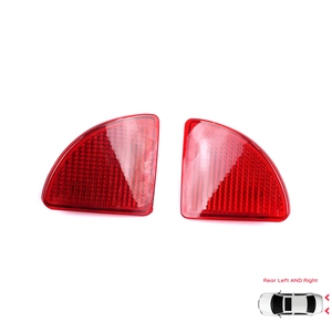 Réflecteur de pare-chocs arrière gauche et droit BSP1236 pour Kangoo MK1 Express Kubistar X76 Logan MK1 KS MCV Van 2004-2008 77003087 - Product Image 1