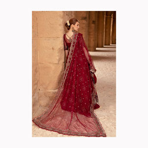 2024 indien pakistanais concepteur mariage tissu Collection en mousseline de soie Salwar Kameez Lehenga Choli vente robe - Product Image 5
