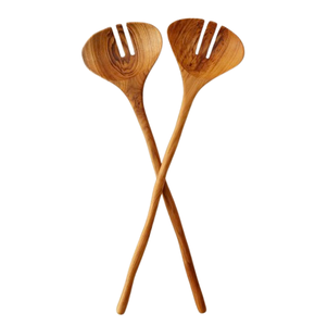 Nuevos utensilios de madera de calidad sostenible, utensilios de cocina, cucharas y espátulas de madera de teca natural para utensilios de cocina, uso de juegos de cubiertos - Product Image 3