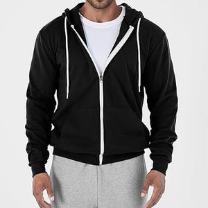 Vêtements décontractés de qualité supérieure, respirants, sweat-shirt et sweat à capuche zippés pour homme, séchage rapide, logo personnalisé, service OEM, sweats à capuche personnalisés pour homme - Product Image 1