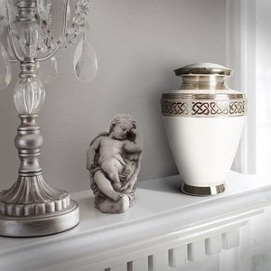 Urne Cinerarie in Metallo per Adulti con Sacchetto in Velluto per Cofanetti per Animali Domestici - Product Image 4