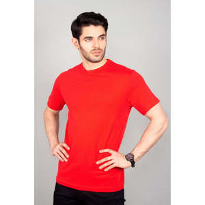 T-shirt basique en coton à col rond pour homme, faible MOQ, 100 % jersey, motif uni, léger, 300 grammes, T-shirt basique tendance - Product Image 2