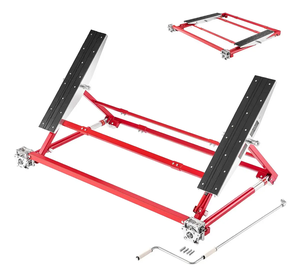 Elevador de Coches Portátil de 2T, Plataforma de Trabajo Doble, Elevador de Tijera para Automóviles, Tres Tamaños Ajustables, Carga para Talleres Automotrices y Centros de Reparación - Product Image 1