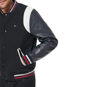 <b>Men</b> Varsity <b>Jacket</b> Custom New High School Custom Embroidery Patch Letterman <b>Jacket</b> Cotton Fleece Varsity <b>Baseball</b> <b>Jacket</b> <b>Men</b> - Product Image 4