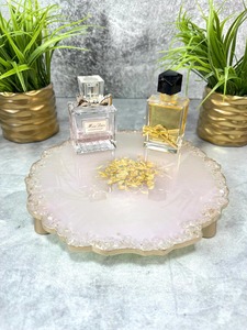 Bandeja de Resina de Bajo Costo con Posavasos, Bandeja de Servicio Duradera Hecha a Mano para Mesa Diaria, Área de Barra y Mesas de Oficina - Product Image 4