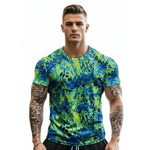 Camiseta de manga corta atlética de 100% algodón personalizada para hombre, camiseta sólida para correr, baloncesto, entrenamiento de gimnasia, camisetas de entrenamiento antiencogimiento - Product Image 4