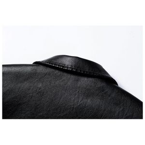 Veste en cuir pour homme, vente chaude, nouvelle mode, veste en cuir pour homme, veste en cuir coupe-vent pour homme - Product Image 3