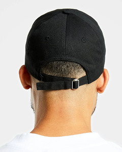 Gorro Deportivo Negro Bordado Personalizado Más Vendido, Gorra de Béisbol de 6 Paneles con Ajustador Trasero Ajustable para Gimnasio y Ropa Urbana para Adultos - Product Image 3