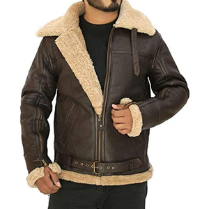 แจ็คเก็ตคาเฟ่เรเซอร์วินเทจคุณภาพสูงสำหรับผู้ชาย ทรงเข้ารูป คอตั้ง หนังแท้ ซิปหน้า ราคาขายส่ง - Product Image 3