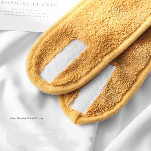 <span class=keywords><strong>Bandeau</strong></span> de spa en polaire corail <span class=keywords><strong>pour</strong></span> femme, réglable, avec fermeture auto-agrippante, <span class=keywords><strong>pour</strong></span> le maquillage et les soins du visage, vente en gros - Product Image 5