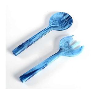 Tenedor y cuchara de resina altamente pulida, logotipo personalizado, la mejor calidad, hecho a mano, resistente al agua para uso en el hogar, hotel, restaurante - Product Image 2