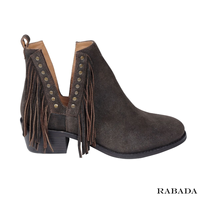 Bottes de cow-boy occidentales en cuir de vachette faites à la main pour femmes semelle intérieure en PVC de style d'été en cuir véritable fabriquée en Inde