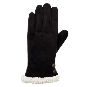 Meilleure vente Gants en cuir noir faits à la main personnalisés hiver mode style uni du Pakistan de la plus haute qualité pour l'extérieur - Product Image 4