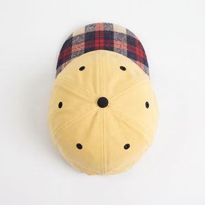 Gorra de Béisbol de 6 Paneles con Visera a Cuadros, Ajustable, Unisex, de Franela de Algodón, Deportiva, Casual, al por Mayor, con Logotipo Personalizado, de Alta Calidad, OEM, ODM - Product Image 6