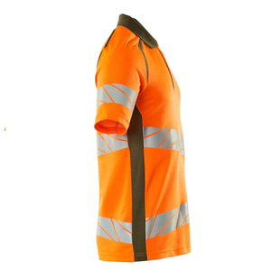 แจ็กเก็ตนิรภัยสะท้อนแสงมองเห็นได้ชัดเจนกันลมและกันน้ำซอฟต์เชลล์พร้อมกระเป๋าระบายอากาศอุปกรณ์ความปลอดภัย Hi VIS - Product Image 5