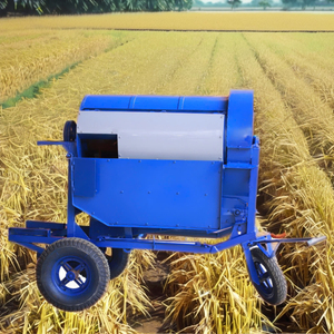 Máquina trilladora de arroz de alta productividad, 1500 kg/h, componente central, motor, cosecha eficiente, grano de trigo arrozal en África - Product Image 1