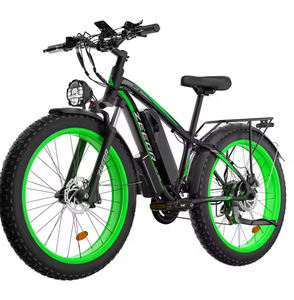 Bicicleta eléctrica SMLROSS TS60 de doble motor con portaequipajes, 3000W de potencia máxima, 60V 24, en oferta. - Product Image 1
